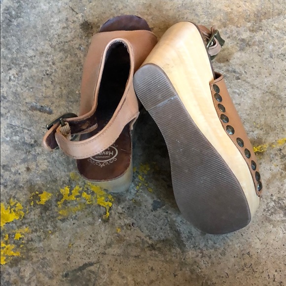 Jeffrey Campbell  Snick-STD, leather, wood sz6 - Picture 5 of 5